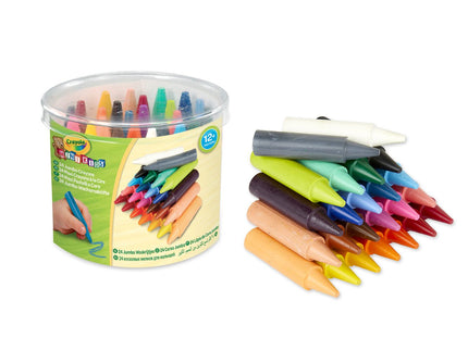 CRAYOLA MINIKIDS 24 suurt kriiti