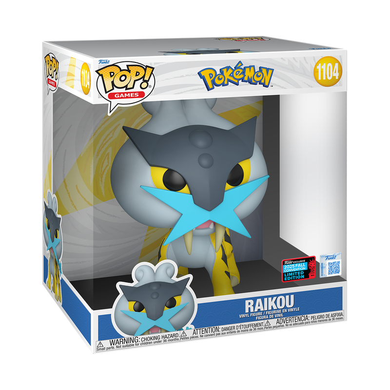 FUNKO POP! Jumbo Vinyl figuur: Pokemon - Raikou