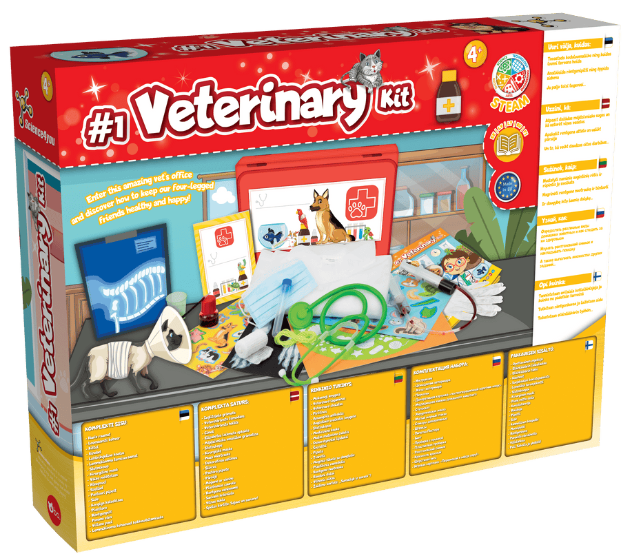 bo. Arendav komplekt "Minu Esimene Loomaarsti komplekt"