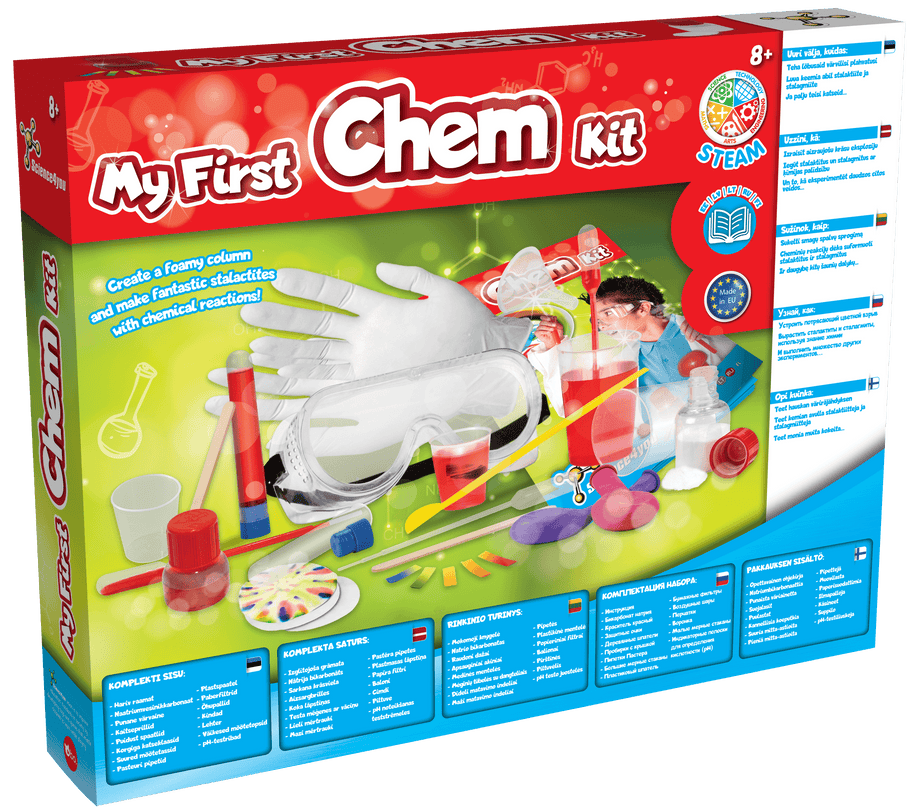 bo. Arendav komplekt Minu Esimene Keemia Komplekt