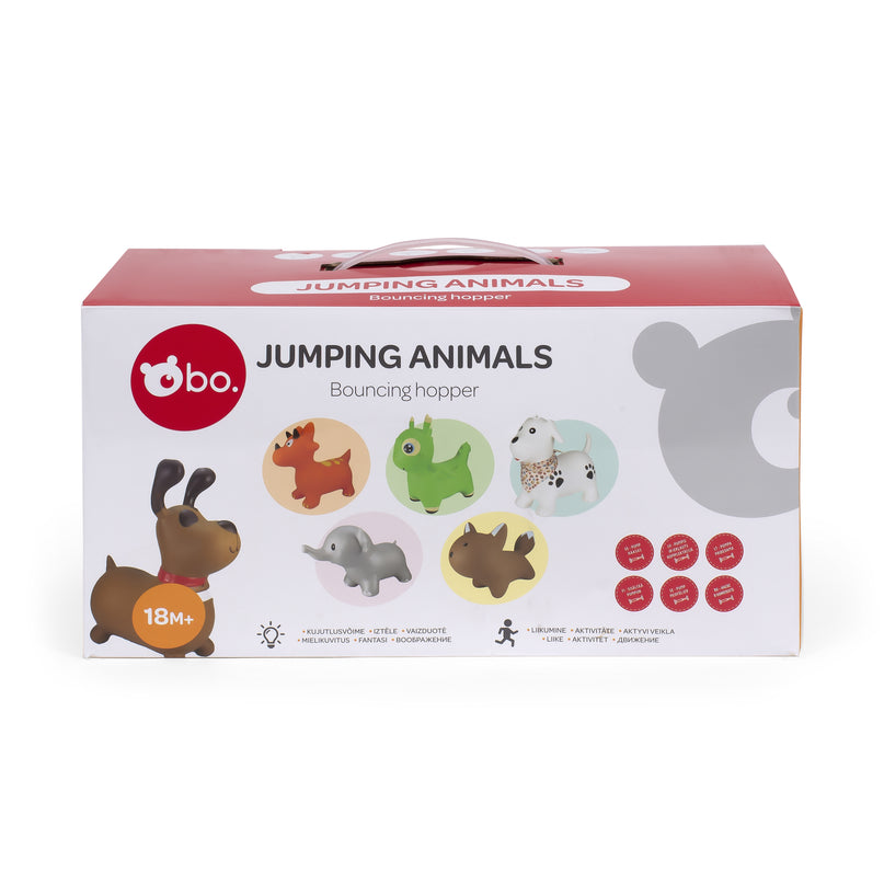 bo. Hüppeloom Roheline dinosaurus