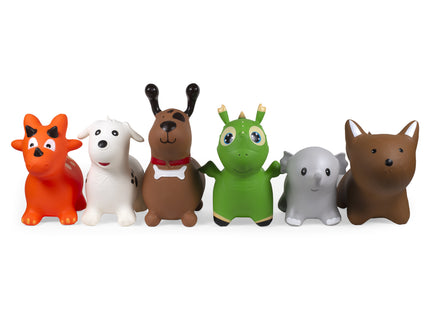 bo. Hüppeloom Roheline dinosaurus