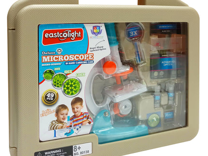 EASTCOLIGHT Mikroskoop Deluxe komplekt 200/600/1200