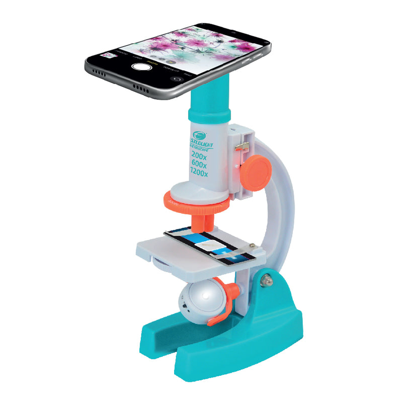 EASTCOLIGHT Mikroskoop Deluxe komplekt 200/600/1200