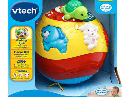 VTECH Arendav mänguasi pall Alustame roomamist (inglise keeles)