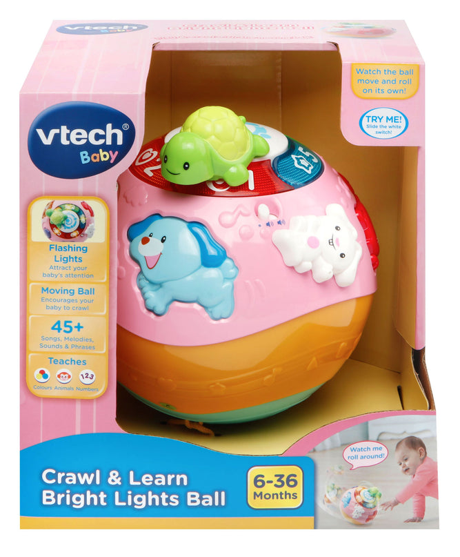 VTECH Arendav mänguasi pall Alustame roomamist (inglise keeles)
