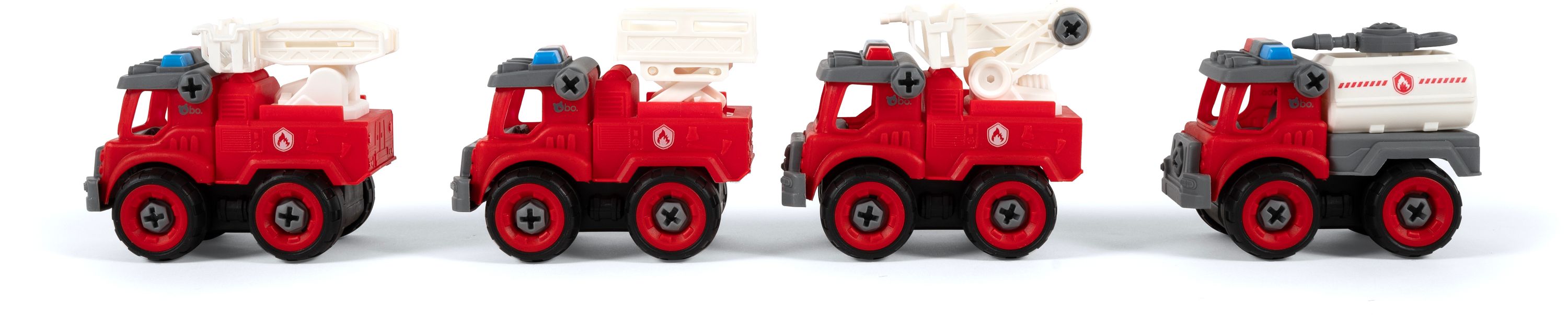 bo. Ehita ise - mängukomplekt Tuletõrjeautod