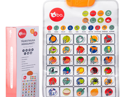 bo. Arendav Mänguasi - Tähestikuga Mängumatt (eesti k.)