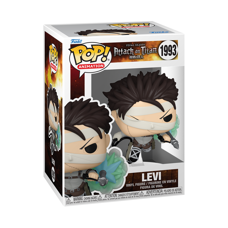 FUNKO POP! Vinyl figuur: Attack on Titan - Levi with Bandages