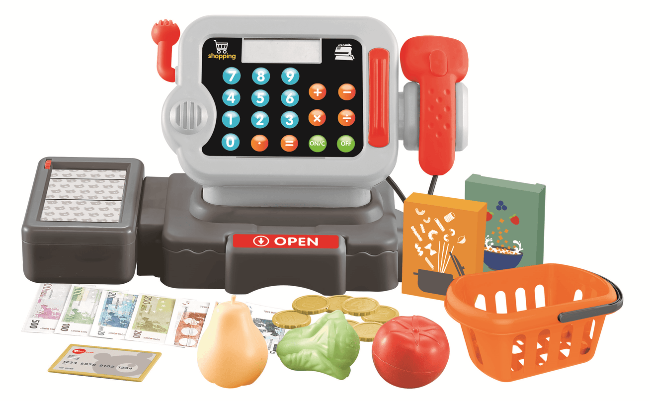 bo. Kassaaparaat heli ja valgusega