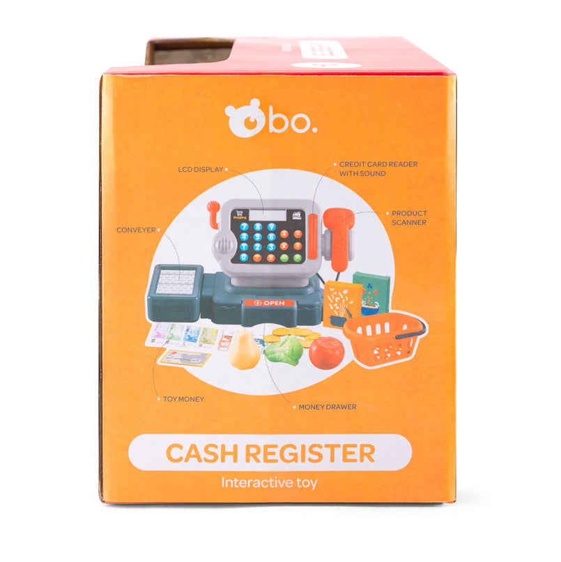 bo. Kassaaparaat heli ja valgusega