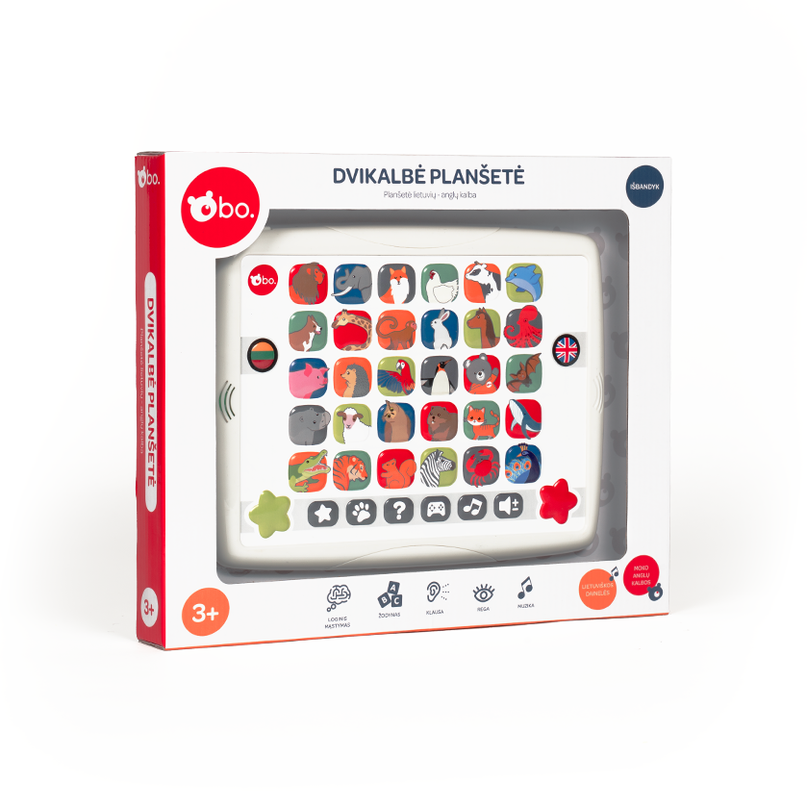bo. Educational Toy - Bilingual Tablet (Lithuanian lang.)