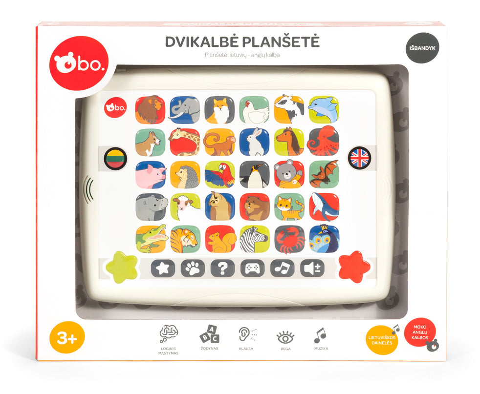 bo. Educational Toy - Bilingual Tablet (Lithuanian lang.)
