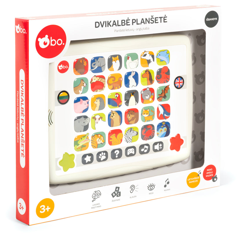 bo. Educational Toy - Bilingual Tablet (Lithuanian lang.)