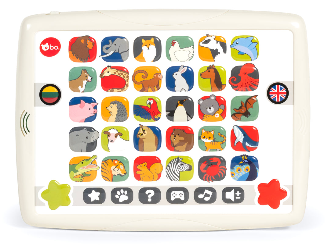 bo. Educational Toy - Bilingual Tablet (Lithuanian lang.)