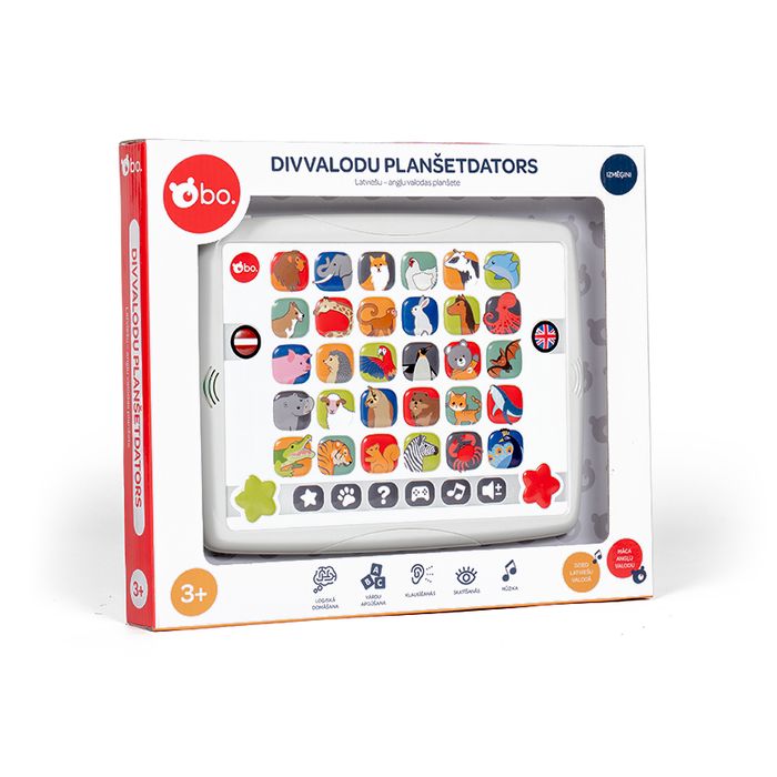 bo. Educational Toy - Bilingual Tablet (Latvian lang.)