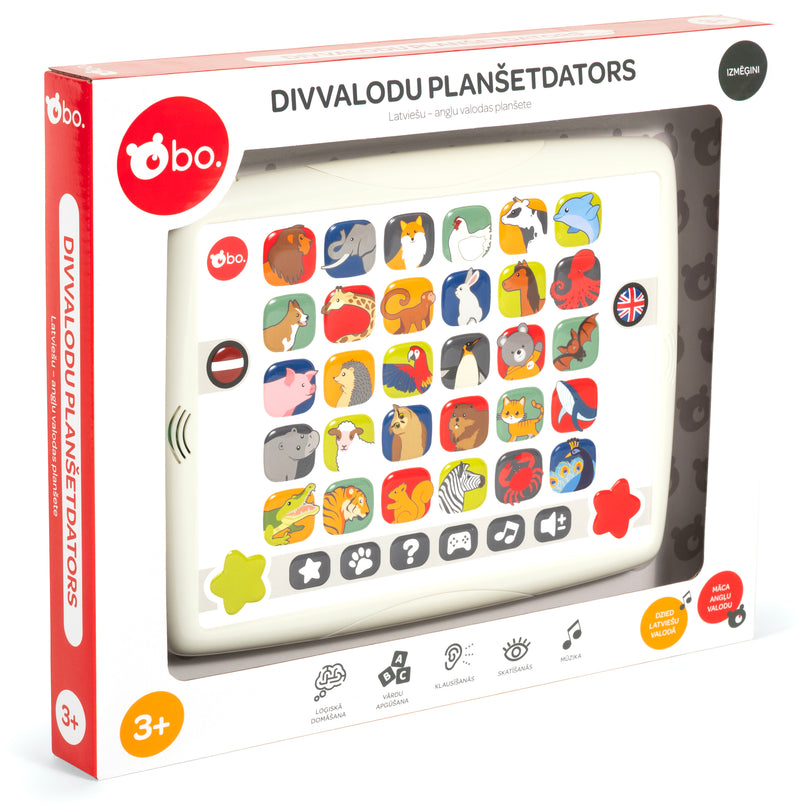 bo. Educational Toy - Bilingual Tablet (Latvian lang.)
