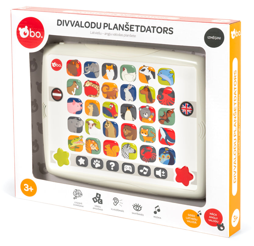 bo. Educational Toy - Bilingual Tablet (Latvian lang.)