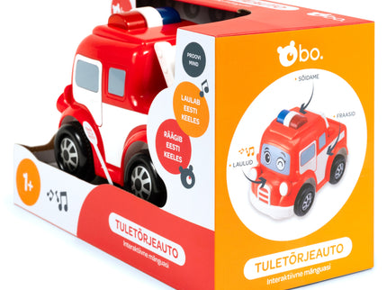 bo. Interaktiivne mänguasi "Tuletõrjeauto" (eesti keeles)