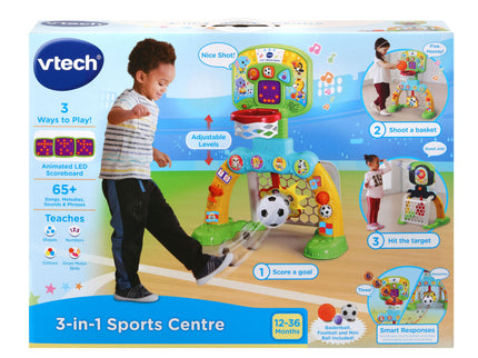 VTECH Interaktiivne mänguasi 3-in-1 spordikeskus (inglise keeles)