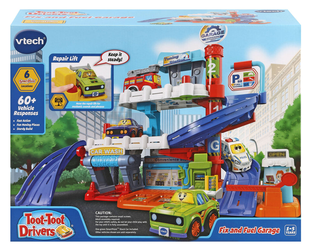 VTECH Toot-Toot remondi- ja garaažikomplekt
