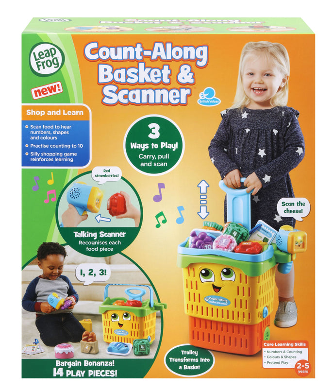 VTECH Arendav mänguasi Ostukorv ja skänner (inglise keeles)