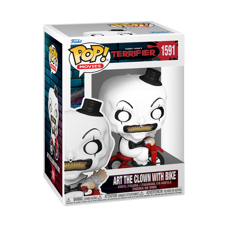 FUNKO POP! vinüülfiguur: Terrifier - Art the Clown (jalgrattaga)