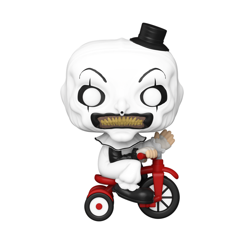 FUNKO POP! vinüülfiguur: Terrifier - Art the Clown (jalgrattaga)