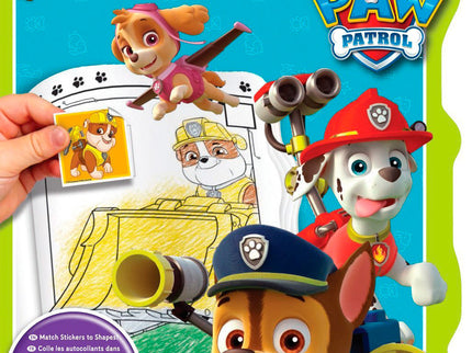 CRAYOLA PAW PATROL Värvimisraamat kleepsudega