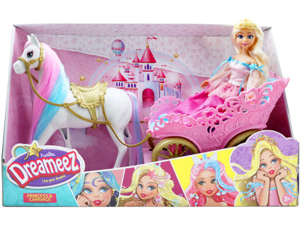 DREAMEEZ mängukomplekt Printsess Hobuse ja tõllaga