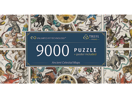 TREFL Prime pusle Muistsed kaardid, 9000 osa