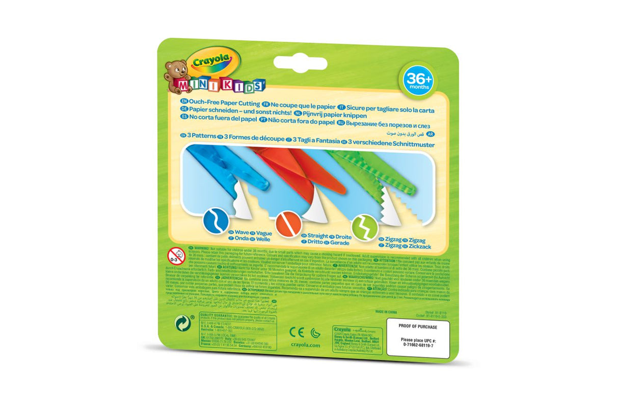 CRAYOLA MINIKIDS käärid 3tk