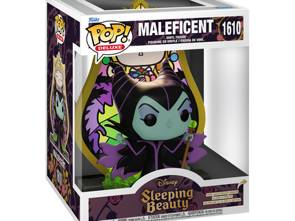 FUNKO POP! Deluxe Vinyl Figuur: Disney: Sleeping Beauty - Maleficent (Princess Aurora Stained Glass)