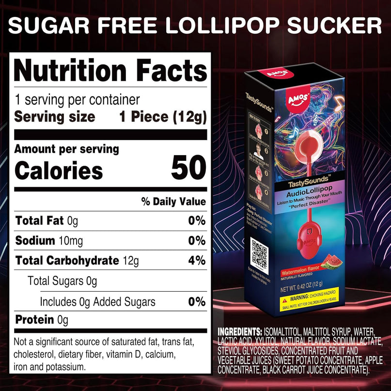 Tasty Sounds - Muusikapulgakomm kirsi maitseline