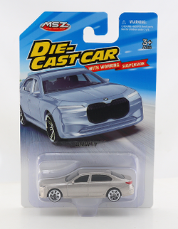 MSZ metallist mudelauto BMW I7, skaala 1:72
