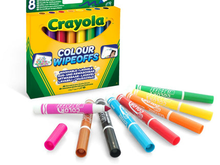 CRAYOLA Markerid valgele tahvlile, 8 tk