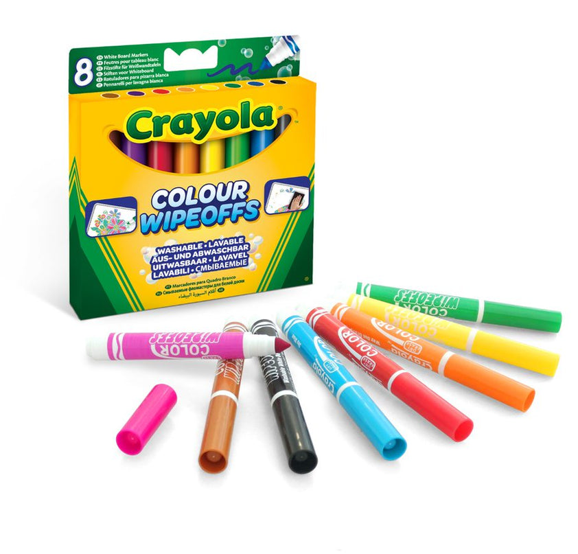 CRAYOLA Markerid valgele tahvlile, 8 tk