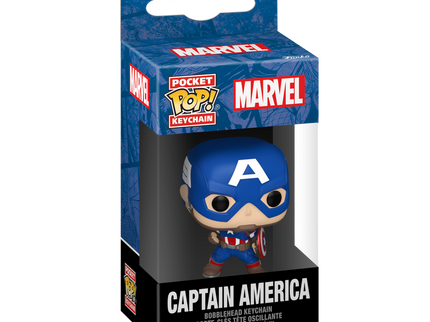 FUNKO POP! Võtmehoidja: Marvel - Captain America