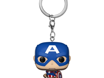 FUNKO POP! Võtmehoidja: Marvel - Captain America