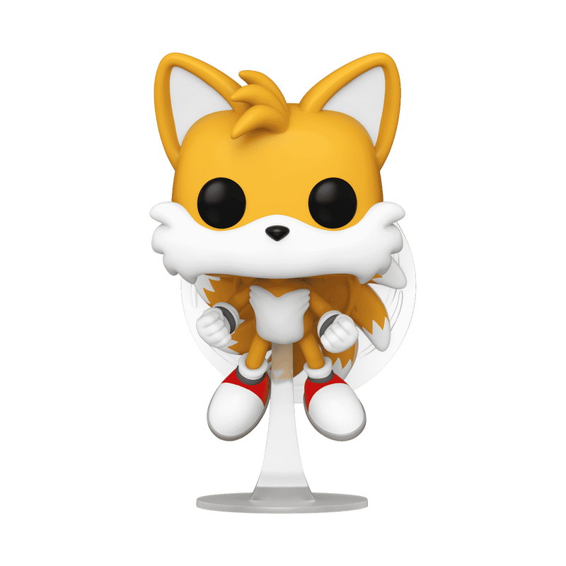 FUNKO POP! Vinyl figuur: Sonic - Tails (w/Chase, flocked)