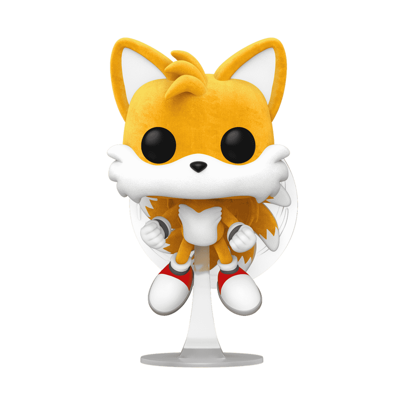 FUNKO POP! Vinyl figuur: Sonic - Tails (w/Chase, flocked)