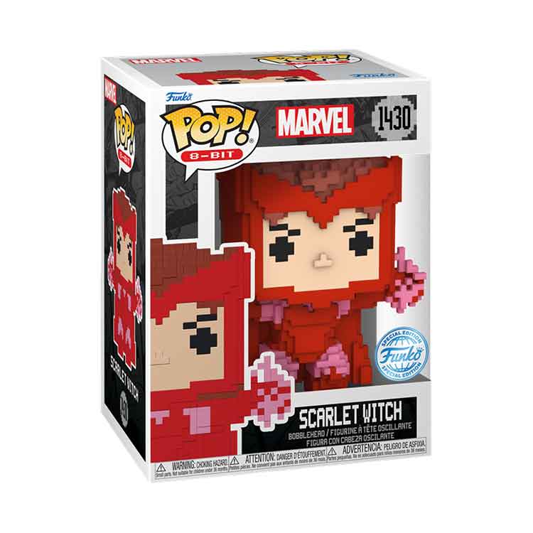 FUNKO POP! Vinüülfiguur: Marvel - Scarlet Witch (8-bitine)