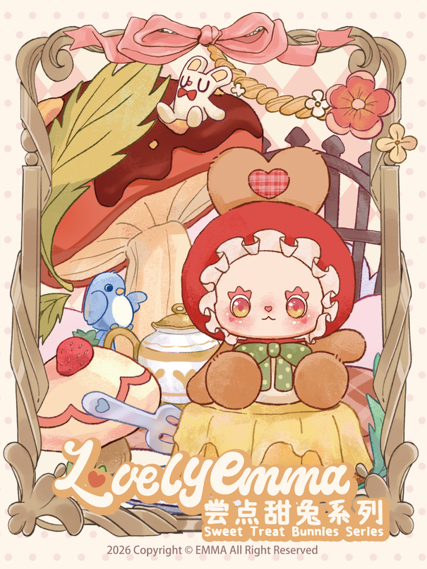 LOVELY EMMA pehme võtmehoidja pimepakk - Sweet Treat Bunnies