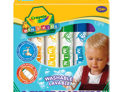 CRAYOLA MINIKIDS 8 pestavat värvimarkerit