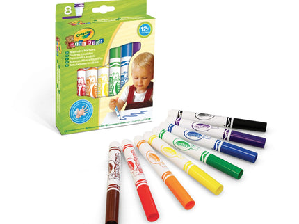 CRAYOLA MINIKIDS 8 pestavat värvimarkerit