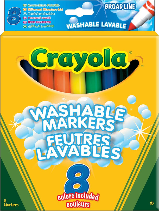CRAYOLA 8 pestavat markerit