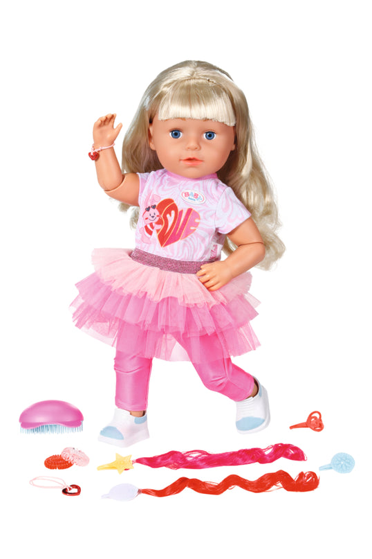 BABY BORN Sister nukk Style &amp; Play blond, 43 cm