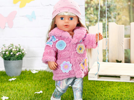 BABY BORN Roosa mantliga riiete komplekt, 43 cm