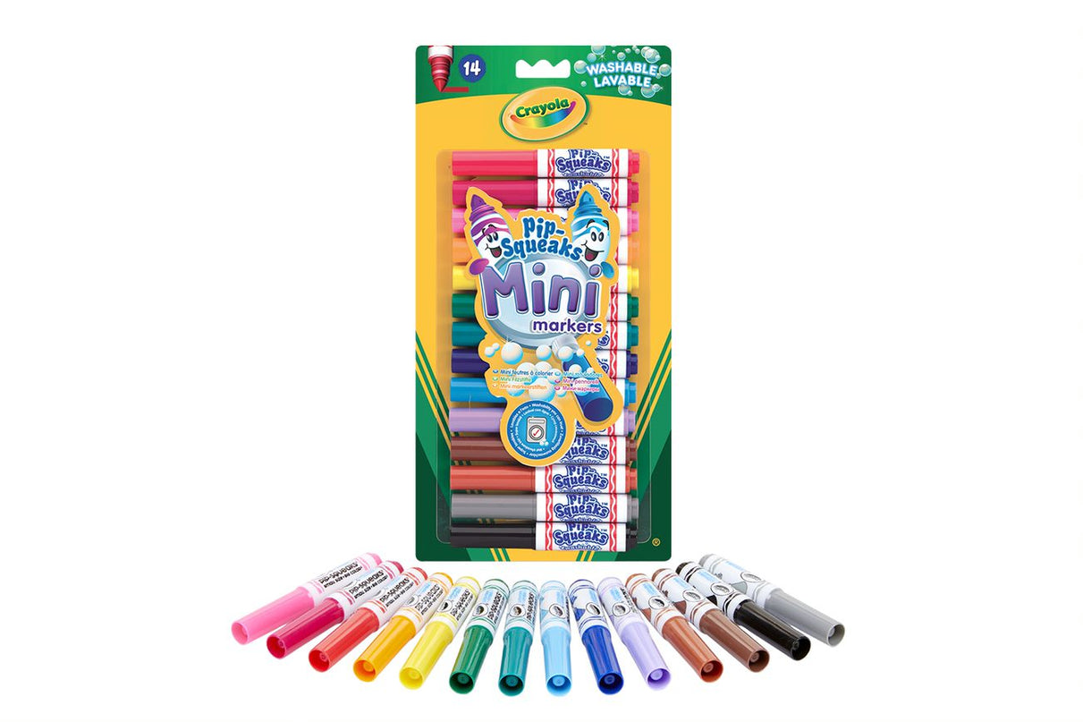 CRAYOLA 14 Pipsqueaks Minimarkerid