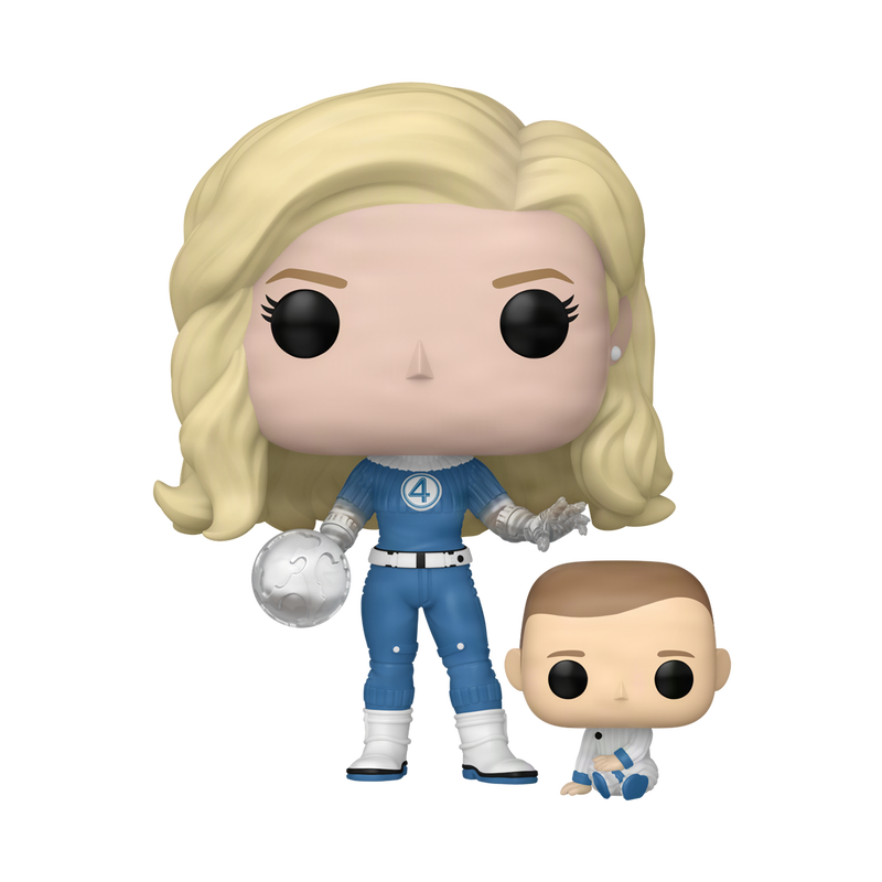 FUNKO POP! Vinyl Figuur: Marvel: The Fantastic Four: First Steps - Invisible Woman & Franklin